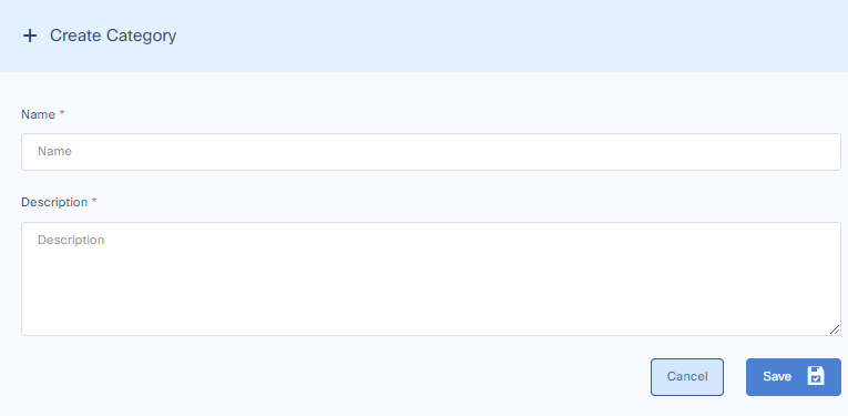 Create Category general-settings-categories